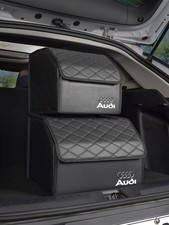Audi Foldable Leather Boot Organiser – Large & Small Box Options | Premium...