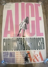 Alice In Wonderland Curiouser and Curioser V&A Exhibition Poster
