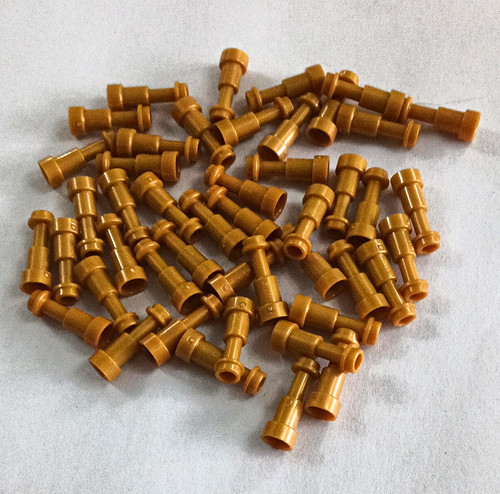 Lego gold plastic bricks - gold,