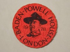 Baden Powell House London 1978 Scout Badge
