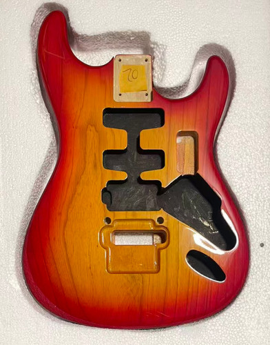 Sunburst guitar body flame - sunburst,