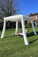 Antique white gazebo marquee - antique,