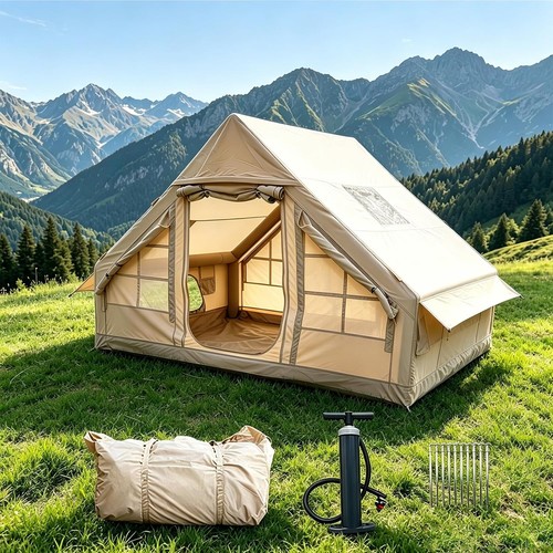 Inflatable camping tents with - inflatable,