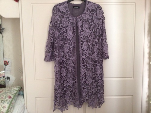 Lovely mauve lined dress - lovely,