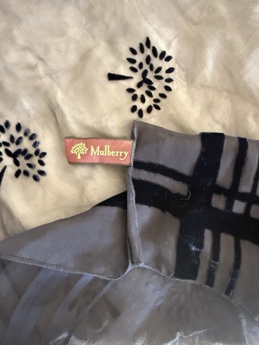 Mulberry dark blue silk and - dark,