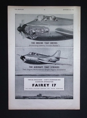 Original 1950 advert fairey - advert,
