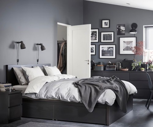 Ikea malm high bed frame - malm, 2