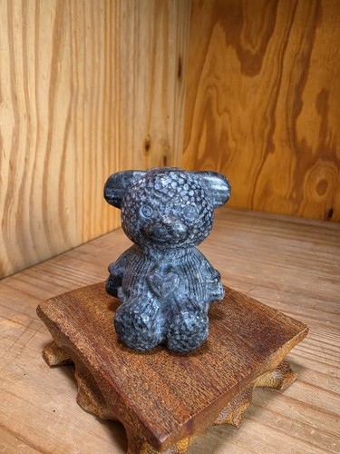 Larvikite crystal teddy - larvikite,