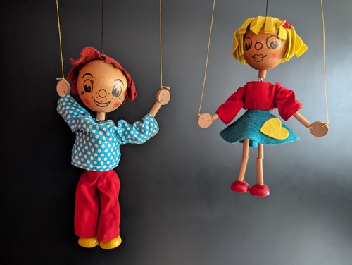 Pelham puppets girl boy - pelham, wh