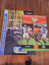 Manchester United Treble Season Programmes X 2
