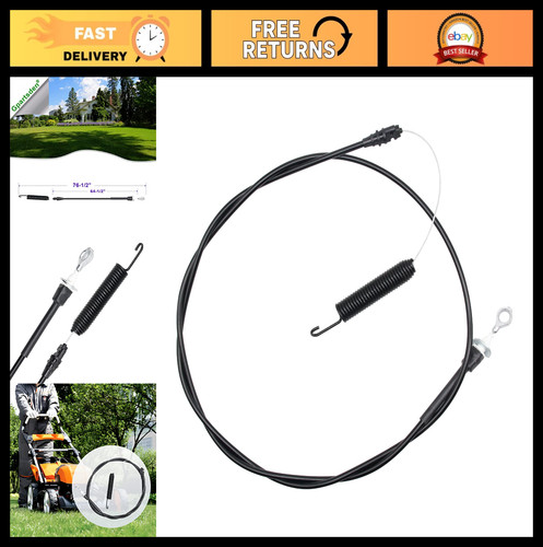 Mower blade engagement cable - mower,
