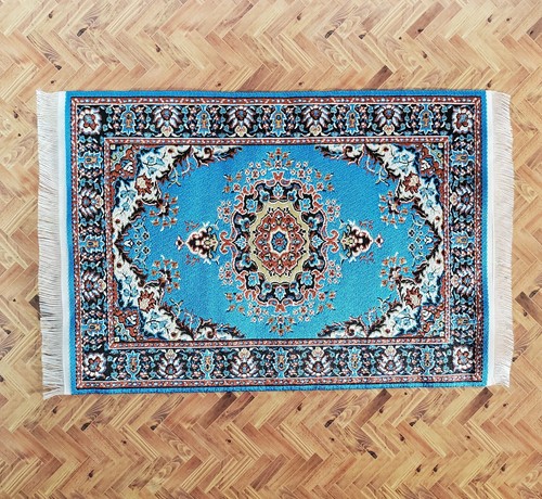 Dollhouse rug woven fabric - woven,
