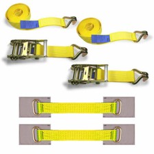 2x Wheel Ratchet Strap