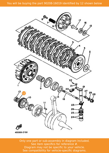 Yamaha washer conical spring - washer,,