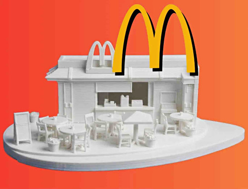 Mcdonald restaurant playset - mcdonald's,