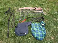 Tack Equestrian Job Lot. Bundle. Bridle, Breastplate, Reins Etc