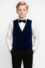 Sirri Boys Velvet Waistcoat or