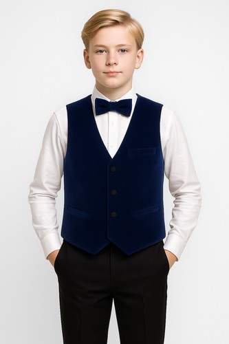 Sirri boys velvet waistcoat - boys,