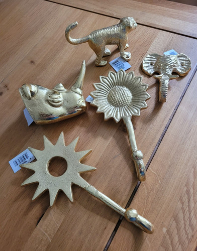 Set gold metal - metal, decorative