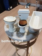 Dolls House Bathroom Set
