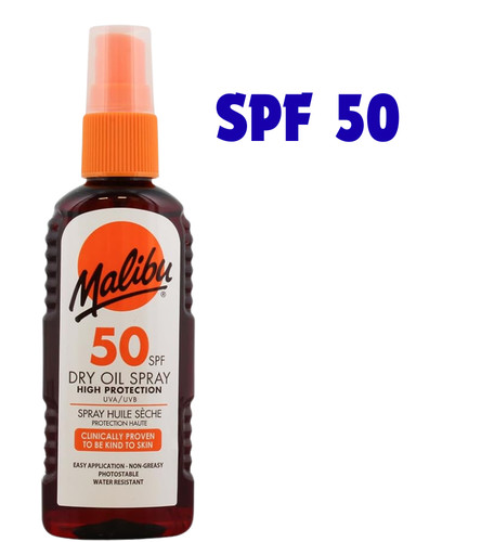 Malibu sun spf dry oil - spf,