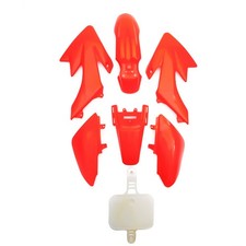Red Pit Bike Plastic Set CRF50 110cc 120cc 125cc Pitbike Fairing Graphics
