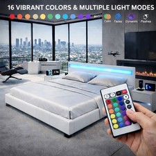 Sleek LED Upholstered Design