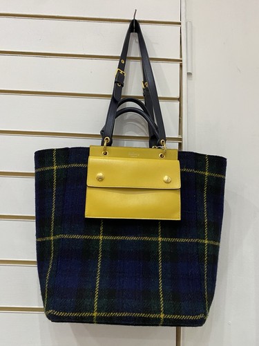 Mulberry maple tartan tote - mulberry,