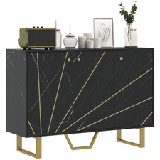 Sideboard Black Marble Tone