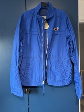 Mens Holister Jacket Blue Size