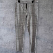 Zara Checked Beige Navy & Grey