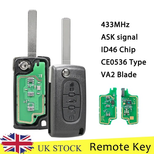 433mhz flip remote car key - flip,