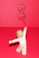 WILLOW TREE * Hope Figurine * Boy With Balloon * 2004 Demdaco * 6" (15cm) Tall *