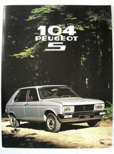 PEUGEOT 104 S Car Sales