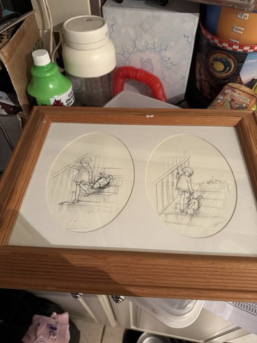 Winnie the pooh framed pencil - pooh,