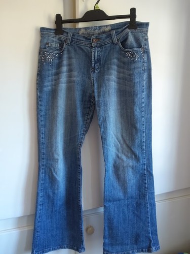 Vintage next rhinestone jeans - vintage,