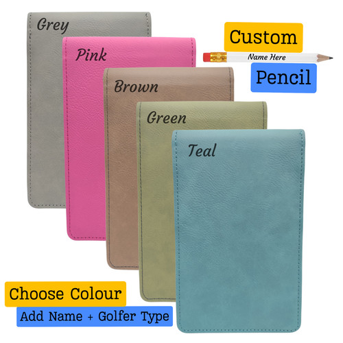 Personalised golf scorecard - personalised,