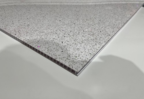 Plastic white sparkle - white, ceiling