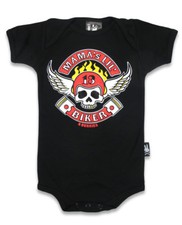 Six Bunnies Little Biker Black