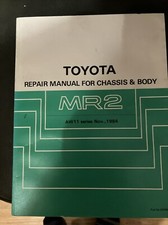 1984 toyota mr2 shop service - toyota,