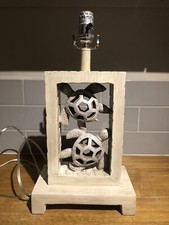 Underwrighters Laboratories Table Lamp Turtles Animal Light - Aquatic Sea Life