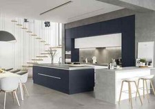 Indigo Soft Matt Kitchen Doors