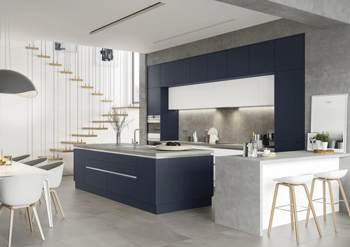 Indigo soft matt kitchen - indigo,