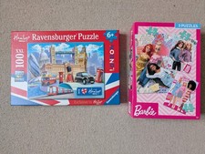 Kids 2 Jigsaw Puzzle Bundle - Barbie and London