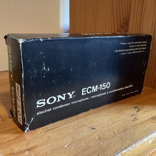 Vintage sony ecm 150 - vintage,