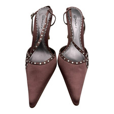 Purple Satin Occasion Shoes