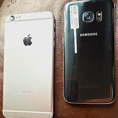Samsung galaxy black - s7, &