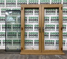 IRISH OAK BROWN FRENCH DOORS