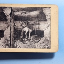 Coal Mine Stereoview 3D C1895