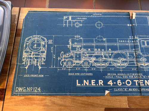 Vintage lner 0 tender - vintage,
